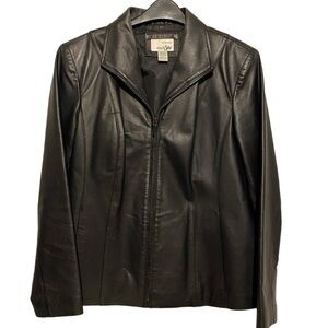 Leather Jacket. East 5th. EUC Sz. M Petite
